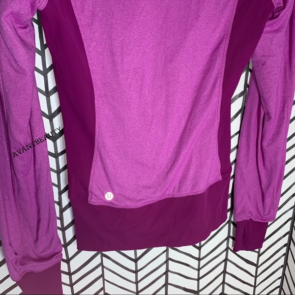 Lululemon in flux jacket reversible regal plum 8 - Picture 14 of 15